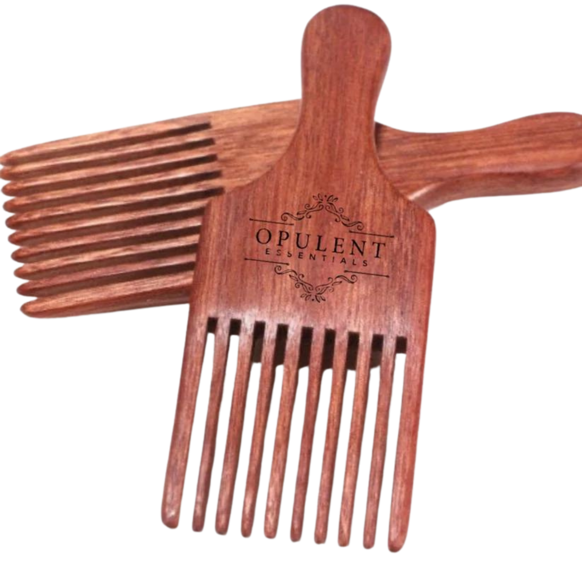 Opulent Grooming Brown Bamboo Beard Pick