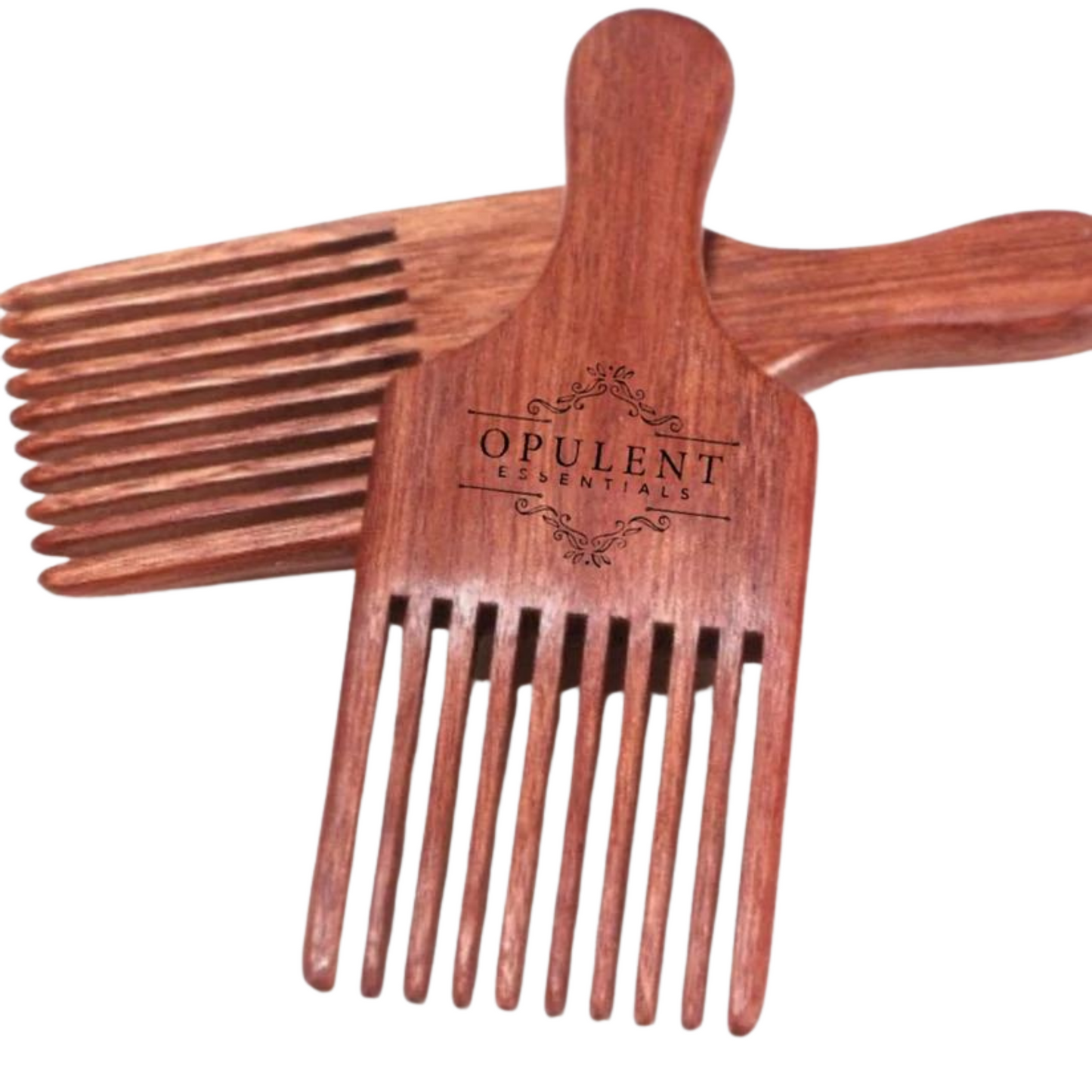 Opulent Grooming Brown Bamboo Beard Pick