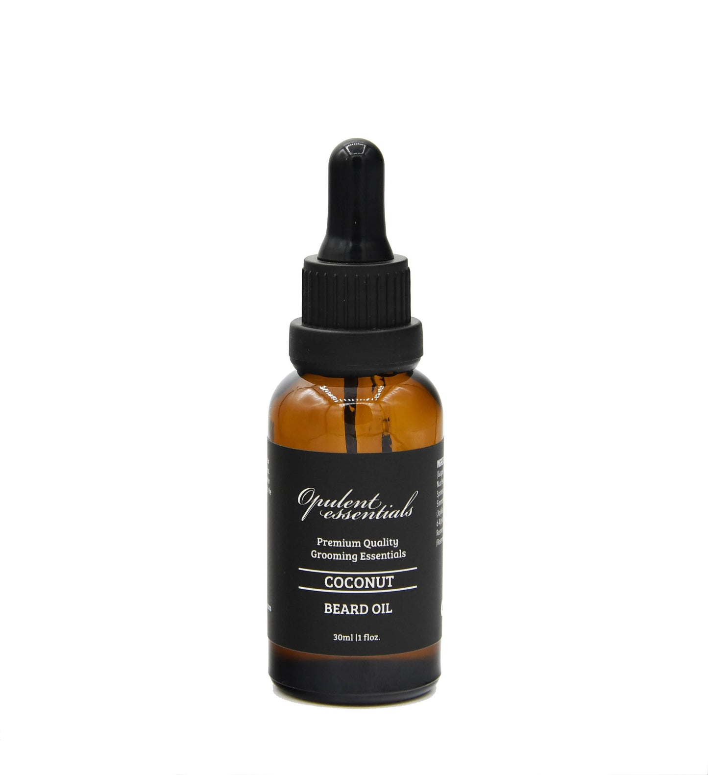 Beard Opulent Grooming Premium Beard Oil - Coconut scent in luxurious bottle