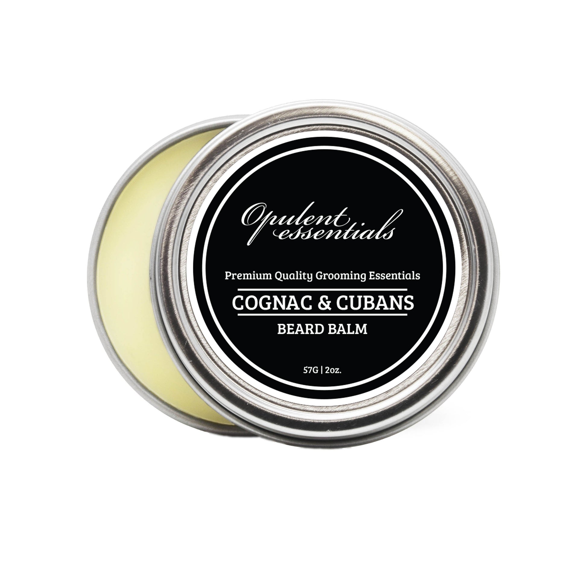 Opulent Grooming Premium Beard Balm - Cognac & Cubans scent in luxurious tin