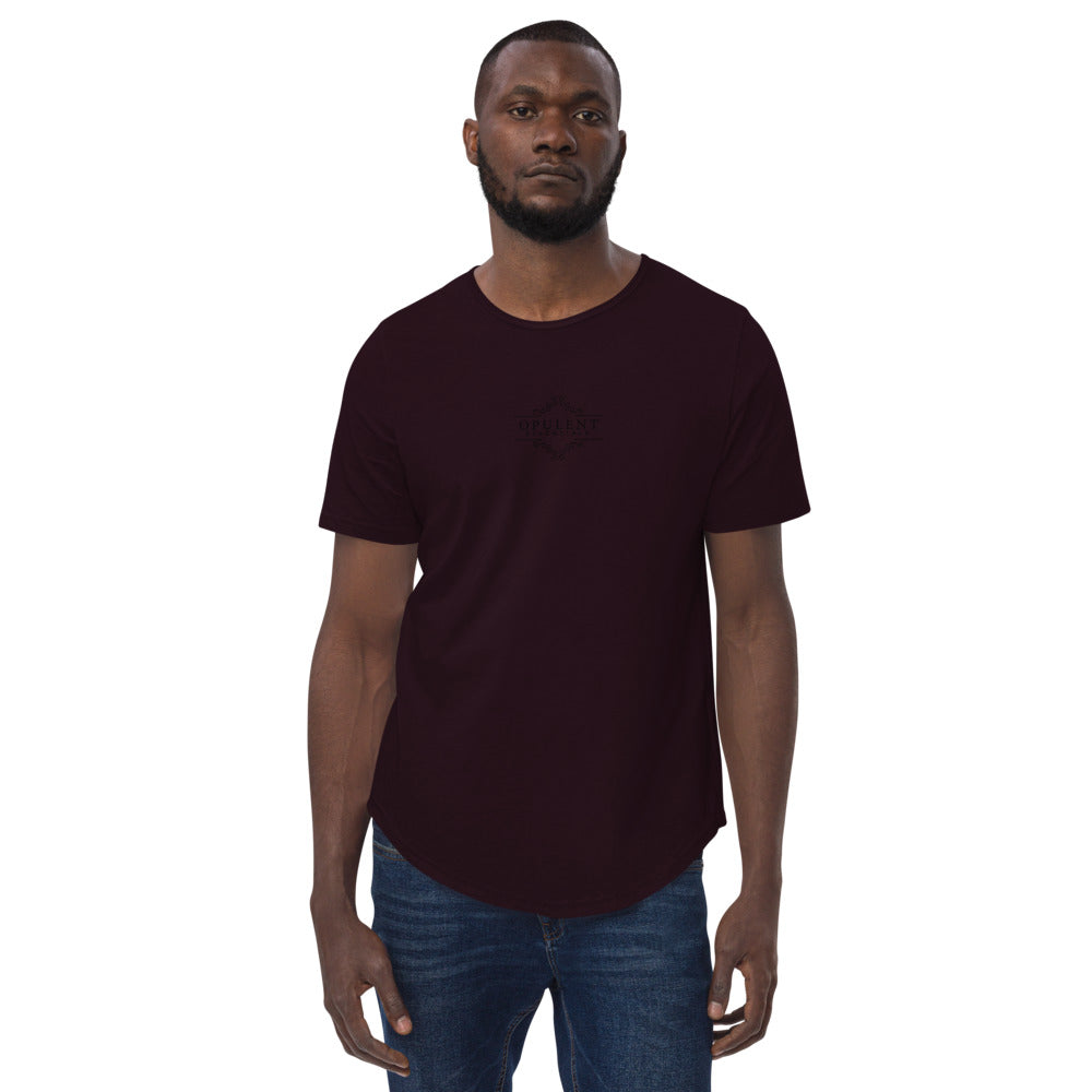 Curved hem outlet t shirt